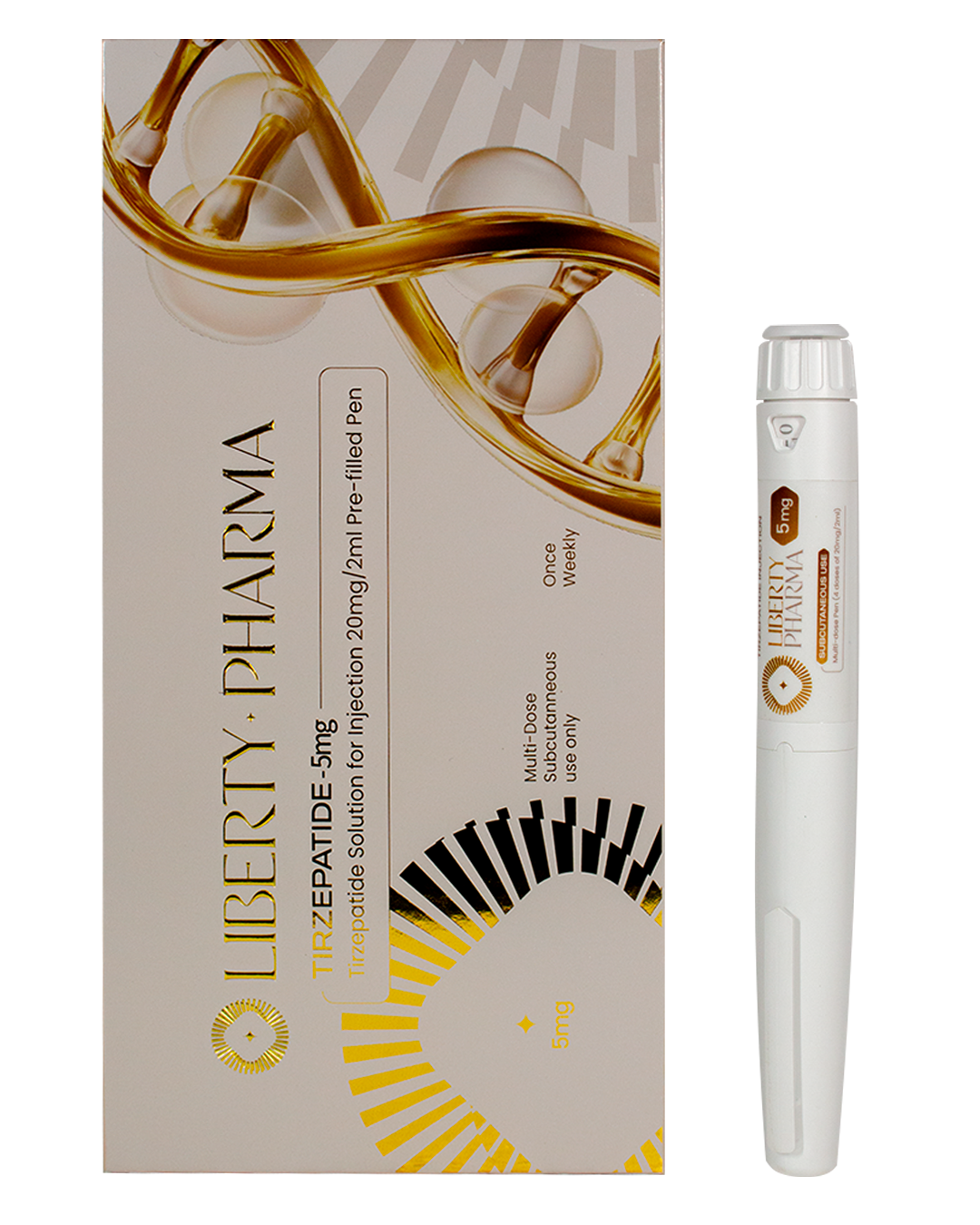 Liberty Pharma Tirzepatida 5mg - Imagem 1
